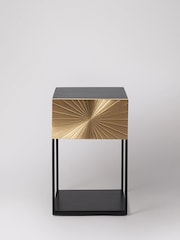 Swoon Brass Ziggy Bedside Table - Image 3 of 7