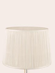 Laura Ashley Cream Hemsley Pleated Silk Empire Easyfit Lamp Shade - Image 4 of 5