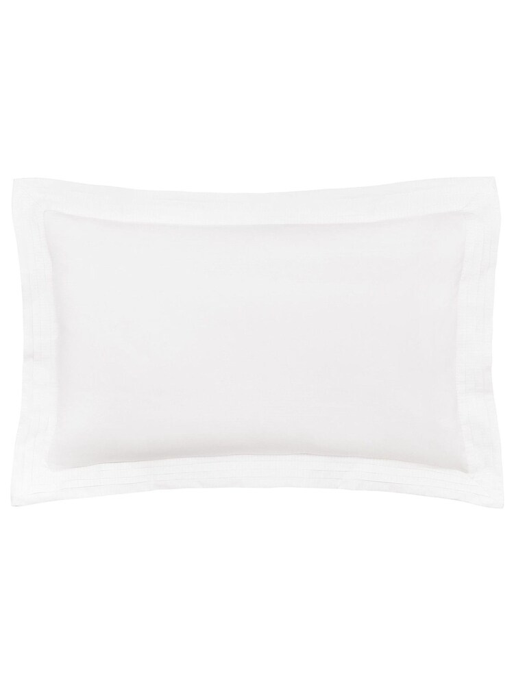 Bedeck of Belfast White Vendi Silver Infused Pillowcase - Image 4 of 4
