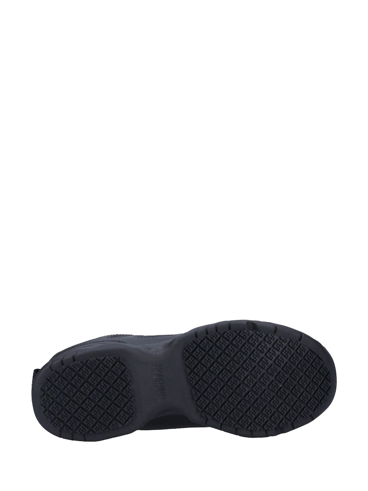 Skechers Black Work Relaxed Fit: Dighton Bricelyn Safety Slip Resistant Womens Trainers - Image 4 of 4
