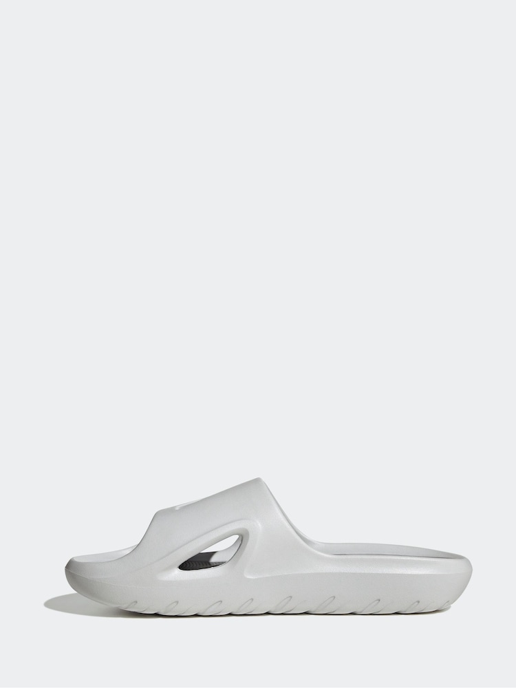 adidas Grey Adicane Slides - Image 2 of 8