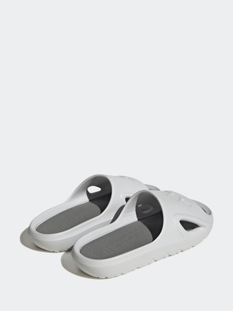 adidas Grey Adicane Slides - Image 4 of 8