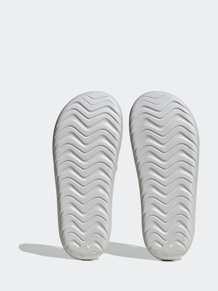adidas Grey Adicane Slides - Image 6 of 8
