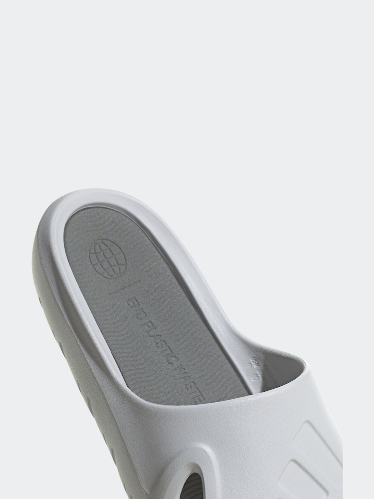 adidas Grey Adicane Slides - Image 8 of 8