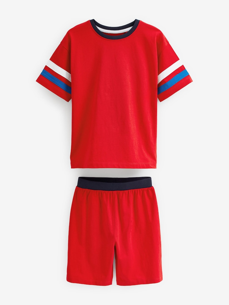 Rot/Blau - Kurze Pyjamas im 3er-Pack (3–16Jahre) - Bild 5 von 5 Rot/Blau - Kurze Pyjamas im 3er-Pack (3–16Jahre) - Bild 5 von 5