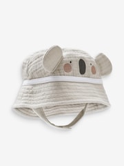 Grey Character Baby Bucket Hat (0mths-2yrs) - Image 3 of 4