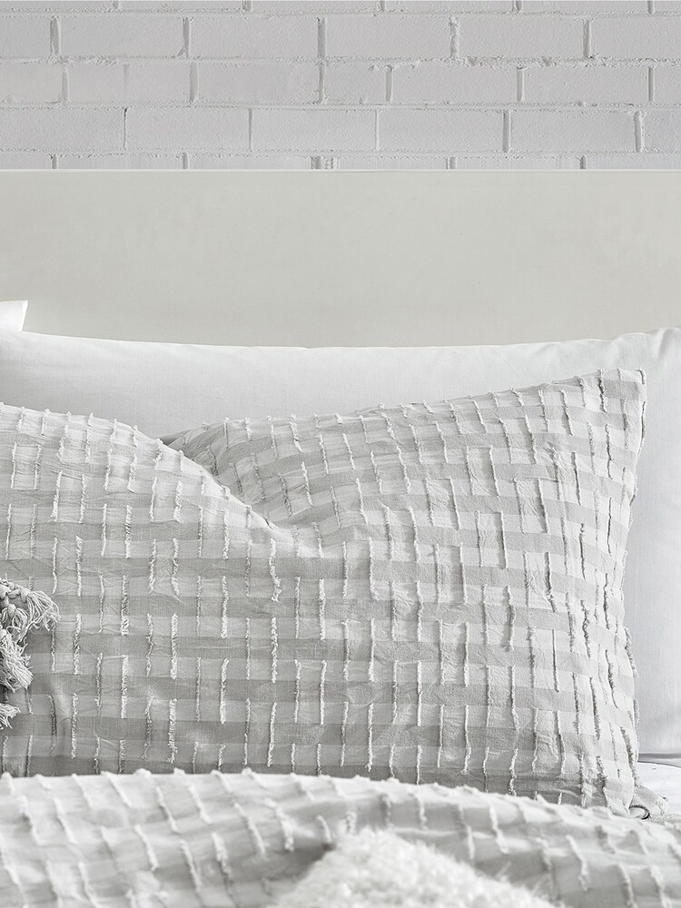 DKNY Grey Refresh Pillowcase - Image 1 of 4 DKNY Grey Refresh Pillowcase - Image 1 of 4