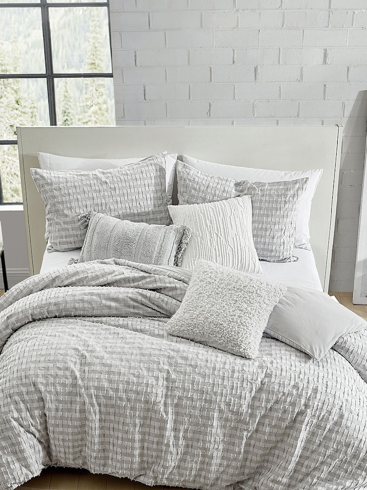 DKNY Grey Refresh Pillowcase - Image 4 of 4 DKNY Grey Refresh Pillowcase - Image 4 of 4