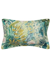 Harlequin Green Floreana 100% Cotton Pillowcase - Image 4 of 4
