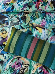 Harlequin Green Dance Of Adornment Cushion - Image 1 of 5