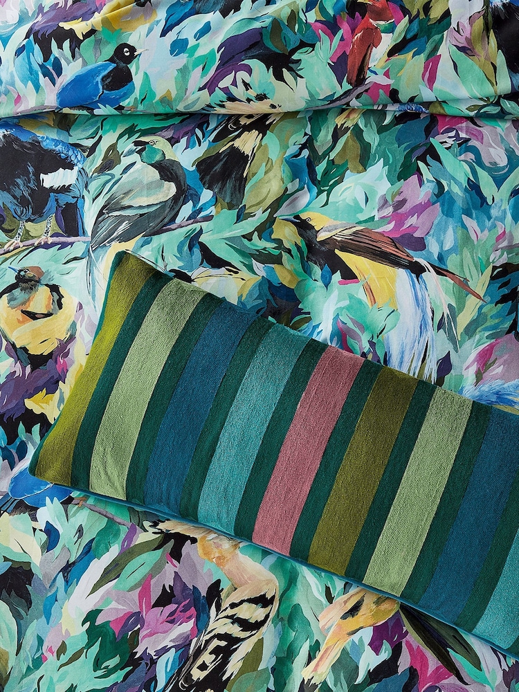 Harlequin Green Dance Of Adornment Cushion - Image 1 of 5