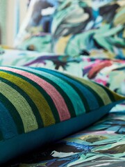 Harlequin Green Dance Of Adornment Cushion - Image 3 of 5