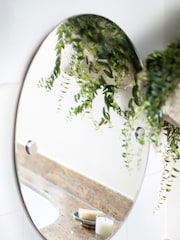 Robert Welch Silver Oblique Wall Mirror - Image 1 of 4