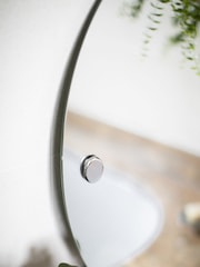 Robert Welch Silver Oblique Wall Mirror - Image 2 of 4