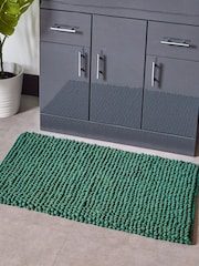furn. Green Bobble Bath Mat - Image 1 of 3
