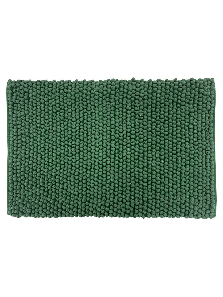 furn. Green Bobble Bath Mat - Image 2 of 3