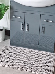 furn. Grey Bobble Bath Mat - Image 1 of 3