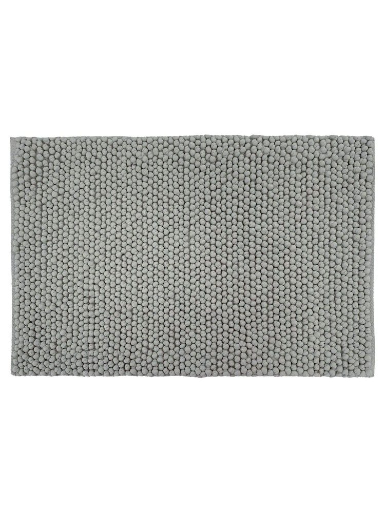 furn. Grey Bobble Bath Mat - Image 2 of 3