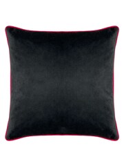 furn. Black Serpentine Cushion - Image 2 of 4