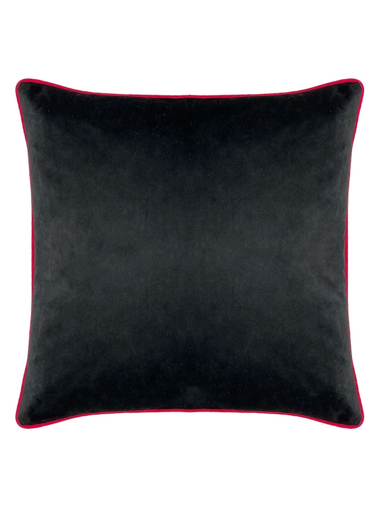 furn. Black Serpentine Cushion - Image 2 of 4