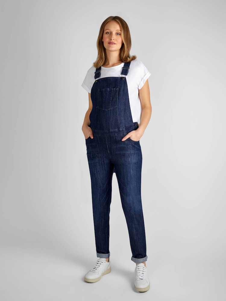 Azul añil - JoJo Maman Bébé Denim Dungarees - Imagen 1 de 4 Azul añil - JoJo Maman Bébé Denim Dungarees - Imagen 1 de 4
