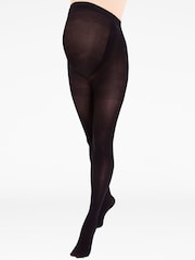 JoJo Maman Bébé Black 60 Denier Ultimate Maternity Support Tights - Image 1 of 1