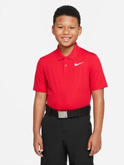 Nike Red Golf Polo Shirt - Image 1 of 5