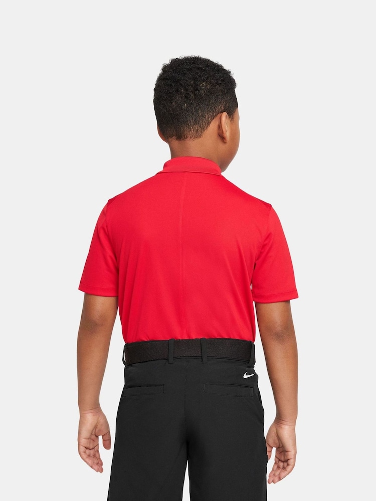 Nike Red Golf Polo Shirt - Image 2 of 5