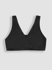 JoJo Maman Bébé Black 2-Pack Maternity & Nursing Sleep Bras - Image 2 of 5
