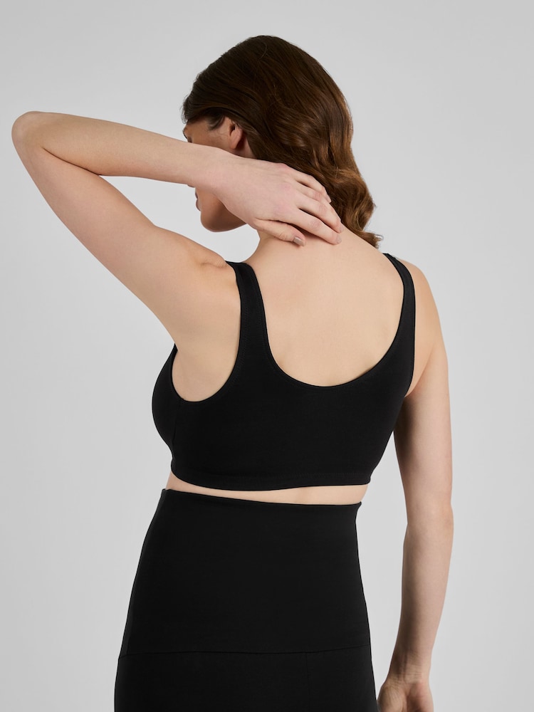 JoJo Maman Bébé Black 2-Pack Maternity & Nursing Sleep Bras - Image 4 of 5