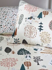Peter Rabbit™ Natural Beige Scandi Woods Printed Duvet Cover and Pillowcase Set - Image 6 of 6