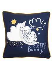 Peter Rabbit™ Blue Sleepy Head Timeless Cushion - Image 2 of 6