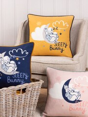 Peter Rabbit™ Blue Sleepy Head Timeless Cushion - Image 5 of 6
