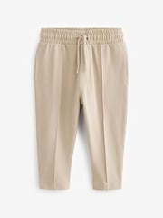 Tan Brown Pique Pintuck Joggers (3mths-7yrs) - Image 1 of 2