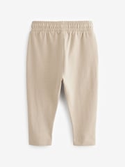 Tan Brown Pique Pintuck Joggers (3mths-7yrs) - Image 2 of 2