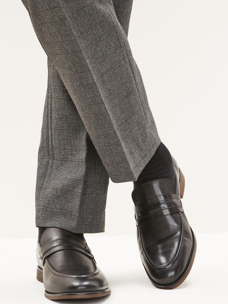 Black Saddle Loafers - Image 1 of 5