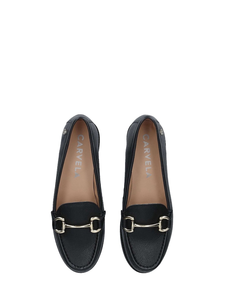 Carvela Comfort Black Snap Shoes - Image 5 of 5