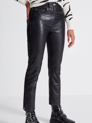 Sonder Studio Leather Black Trousers - Image 1 of 5