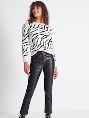 Sonder Studio Leather Black Trousers - Image 3 of 5