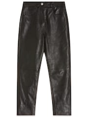 Sonder Studio Leather Black Trousers - Image 5 of 5