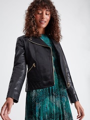 Sonder Studio Premium Quilted Black Leather Jacket - Image 2 of 5