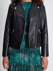 Sonder Studio Premium Quilted Black Leather Jacket - Image 3 of 5