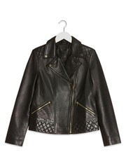 Sonder Studio Premium Quilted Black Leather Jacket - Image 5 of 5