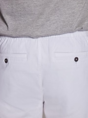 White Stretch Chino Shorts - Image 3 of 11