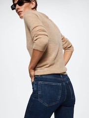 Mango Blue High Rise Skinny Jeans - Image 4 of 8