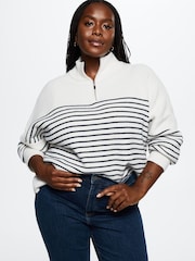 Mango Blue High Rise Skinny Jeans - Image 6 of 8
