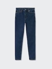 Mango Blue High Rise Skinny Jeans - Image 7 of 8