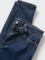 Mango Blue High Rise Skinny Jeans - Image 8 of 8