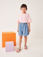 Bright Blue Longer Length Shorts (3-16yrs) - Image 2 of 4