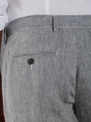 Blue Signature Pure Linen Chino Shorts - Image 4 of 7